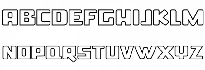 ssboldin-Line Font LOWERCASE