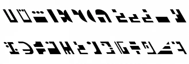 ST Canon based Ferengi 1L 字体 大写