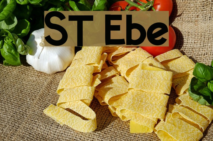 ST Ember Font examples