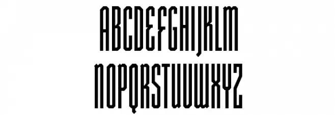 ST Moviehead Ultra-condensed Bold Schriftart Groß