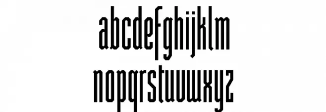 ST Moviehead Ultra-condensed Bold फ़ॉन्ट लोअरकेस