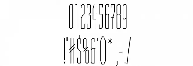 ST Moviehead Ultra-condensed Medium Schriftart Anderer Schreiben