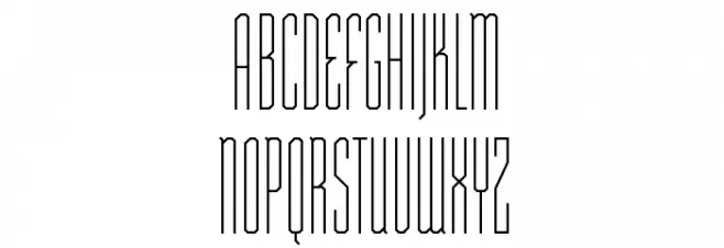 ST Moviehead Ultra-condensed Medium Polices MAJUSCULES