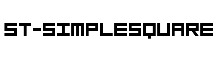 ST-SimpleSquare  免费字体下载