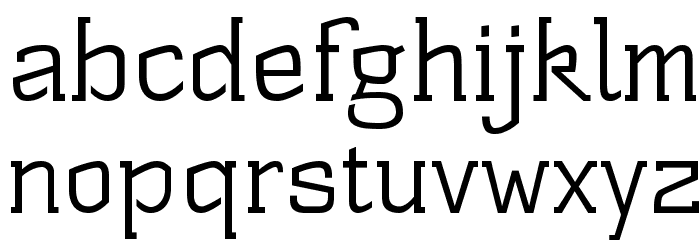 ST Substance Font LOWERCASE
