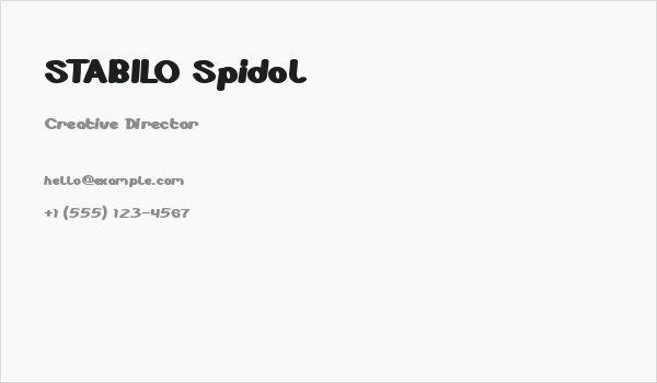 STABILO Spidol Business Card
