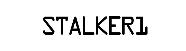 STALKER1  Free Fonts Download
