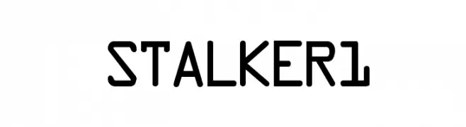 STALKER1  नि: शुल्क फ़ॉन्ट्स डाउनलोड