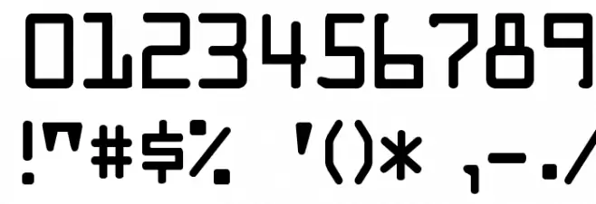 STALKER1 フォント その他の文字