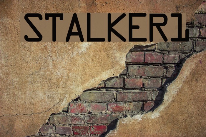 STALKER1 Font examples