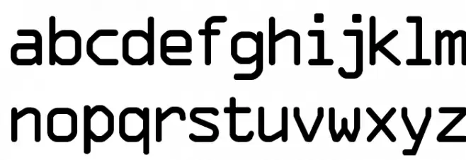 STALKER1 خط أحرف صغيرة