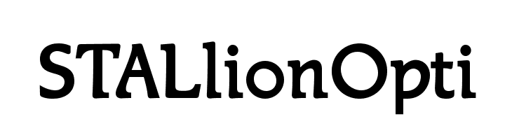 STALlionOpti  font caratteri gratis