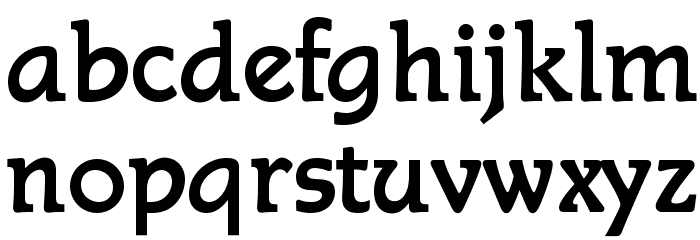 STALlionOpti Font LOWERCASE