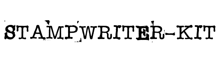 STAMPWRITER-KIT  Fuentes Gratis Descargar