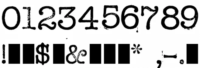 STAMPWRITER-KIT Font OTHER CHARS