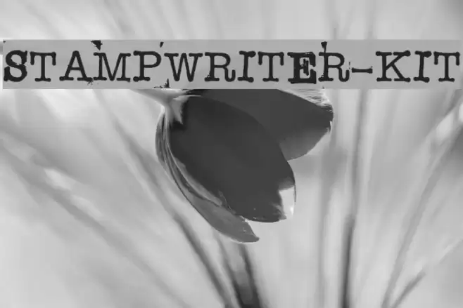 STAMPWRITER-KIT Font examples