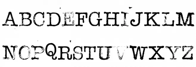 STAMPWRITER-KIT フォント 小文字