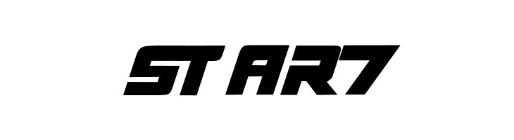 STAR7  フリーフォントのダウンロード