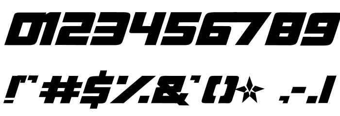 STAR7 Font OTHER CHARS
