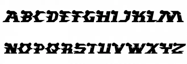 STARGAZER Bold Italic 字体 大写