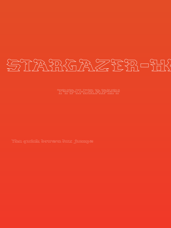 STARGAZER-Hollow Poster