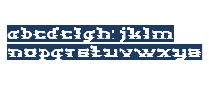 STARGAZER-Inverse Lowercase