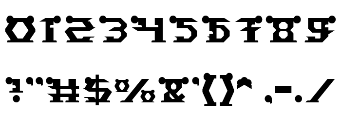 STARGAZER-Light Font OTHER CHARS