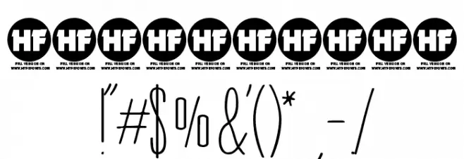 STARGAZER-demo Font OTHER CHARS