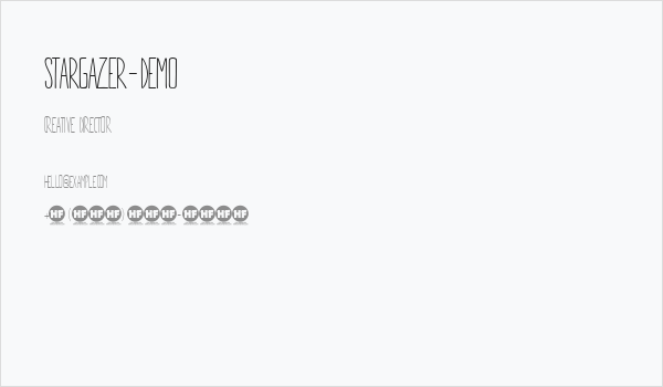 STARGAZER-demo Business Card