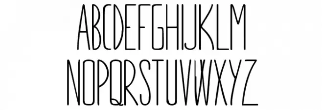 STARGAZER-demo Schriftart Kleinbuchstaben