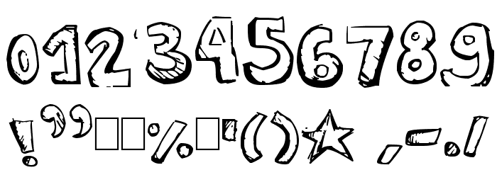 STARGUIDES Font OTHER CHARS