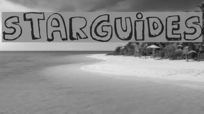 STARGUIDES Font examples