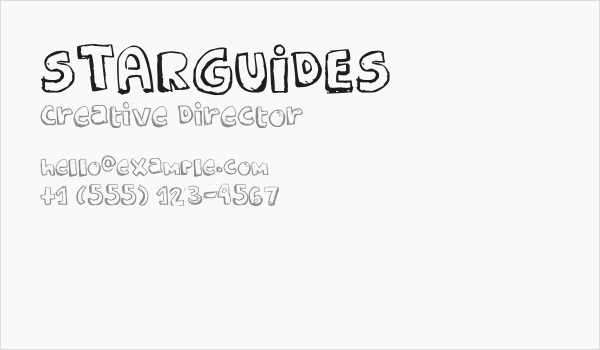 STARGUIDES Business Card