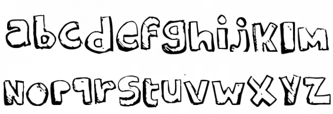 STARGUIDES Schriftart Kleinbuchstaben