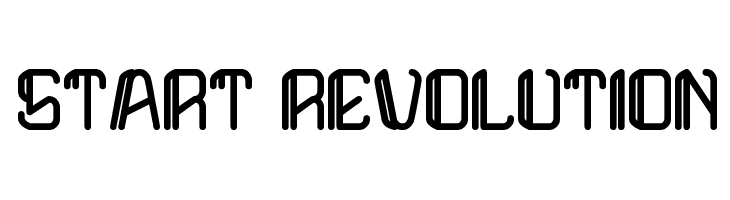 Revolution шрифт