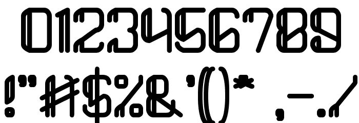 START REVOLUTION Font OTHER CHARS