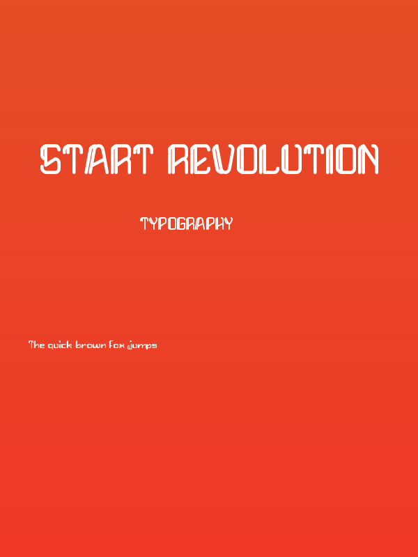 START REVOLUTION Poster