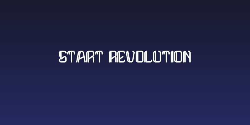 START REVOLUTION Social Header
