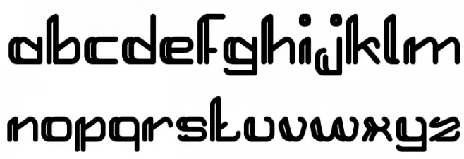 START REVOLUTION फ़ॉन्ट लोअरकेस