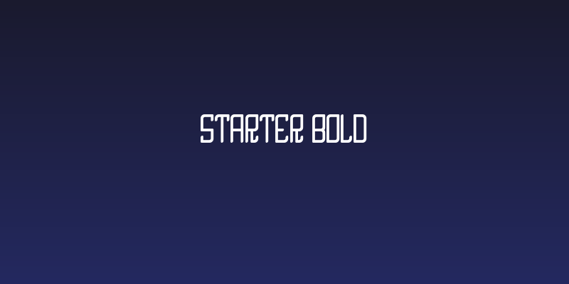 STARTER Bold Social Header