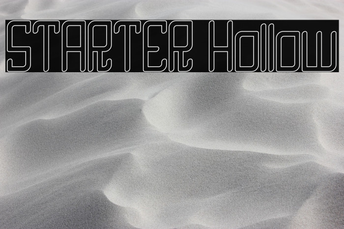 STARTER Hollow Example 1