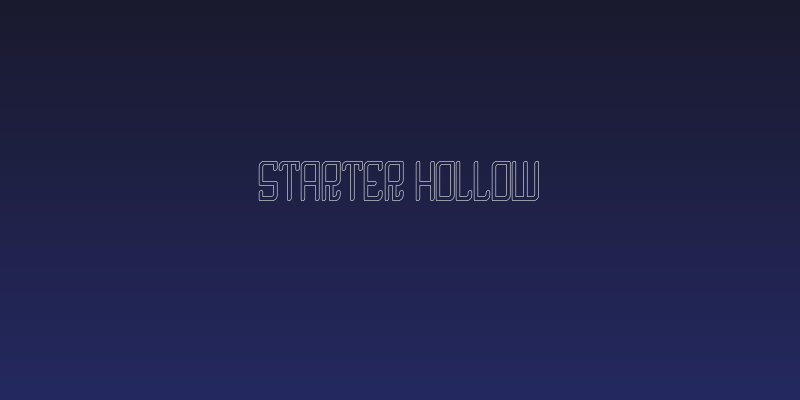 STARTER Hollow Social Header