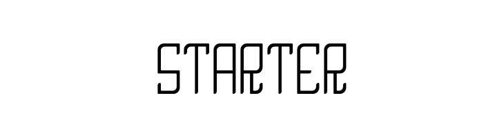 STARTER  नि: शुल्क फ़ॉन्ट्स डाउनलोड