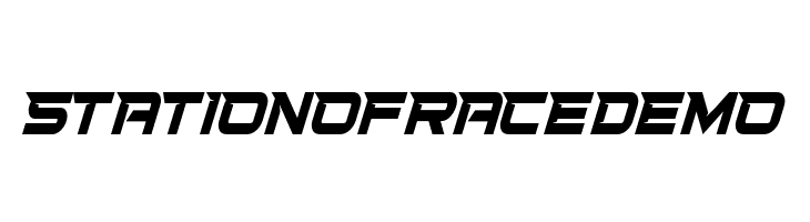 STATIONOFRACEDEMO  Free Fonts Download