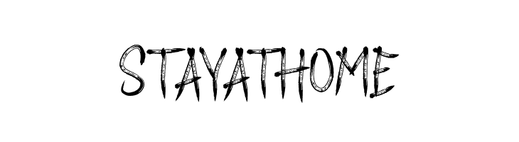STAY AT HOME  Fuentes Gratis Descargar