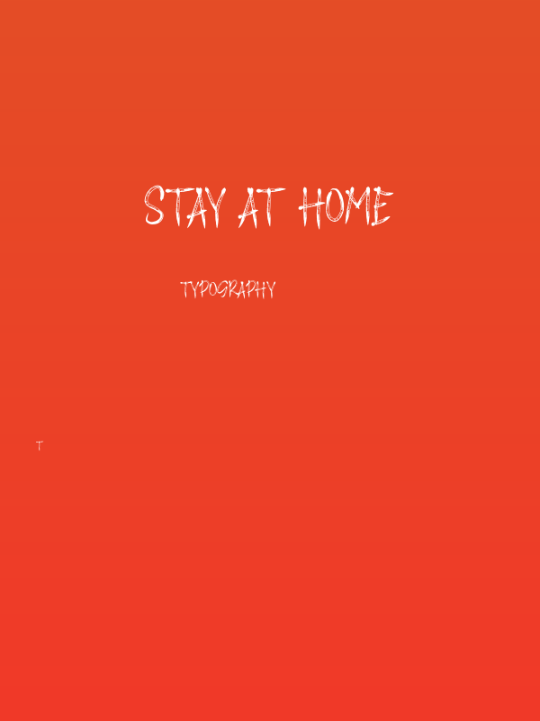 STAY AT HOME Poster