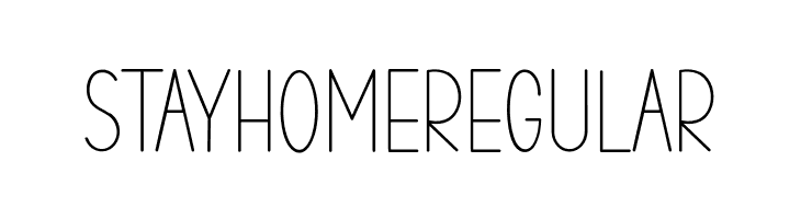 STAYHOMERegular  لخطوط تنزيل