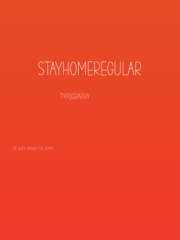 STAYHOMERegular Poster