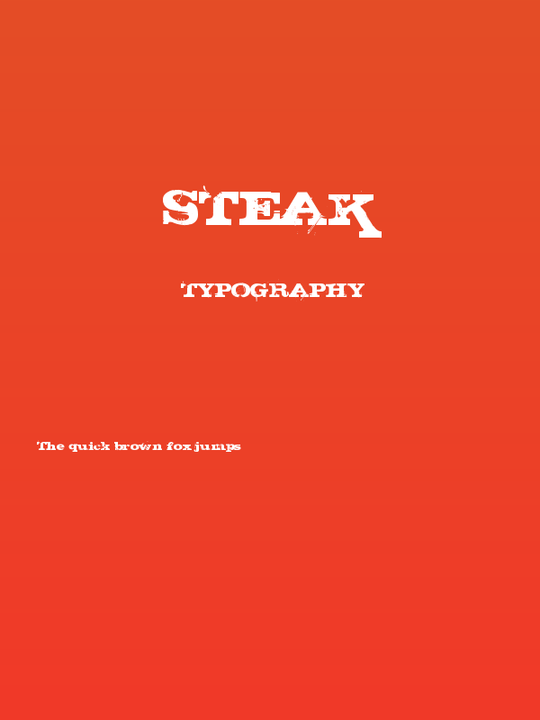 STEAK Poster