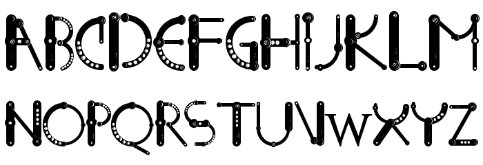STEEL_NM_OTF Font LOWERCASE